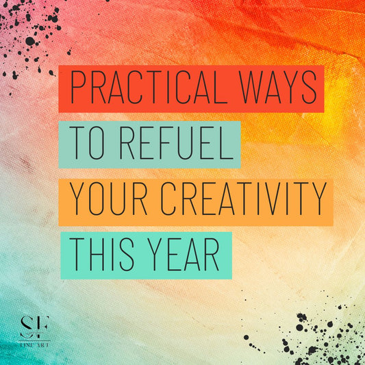 Getting out of a creative rut: practical ways to refuel your creativity this year