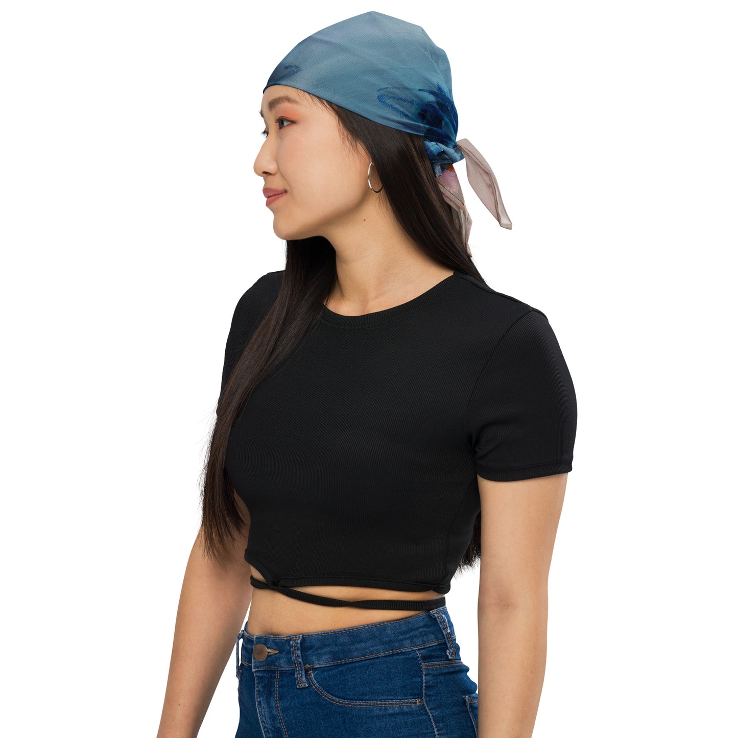 All-over print bandana (Connected Through Loss)