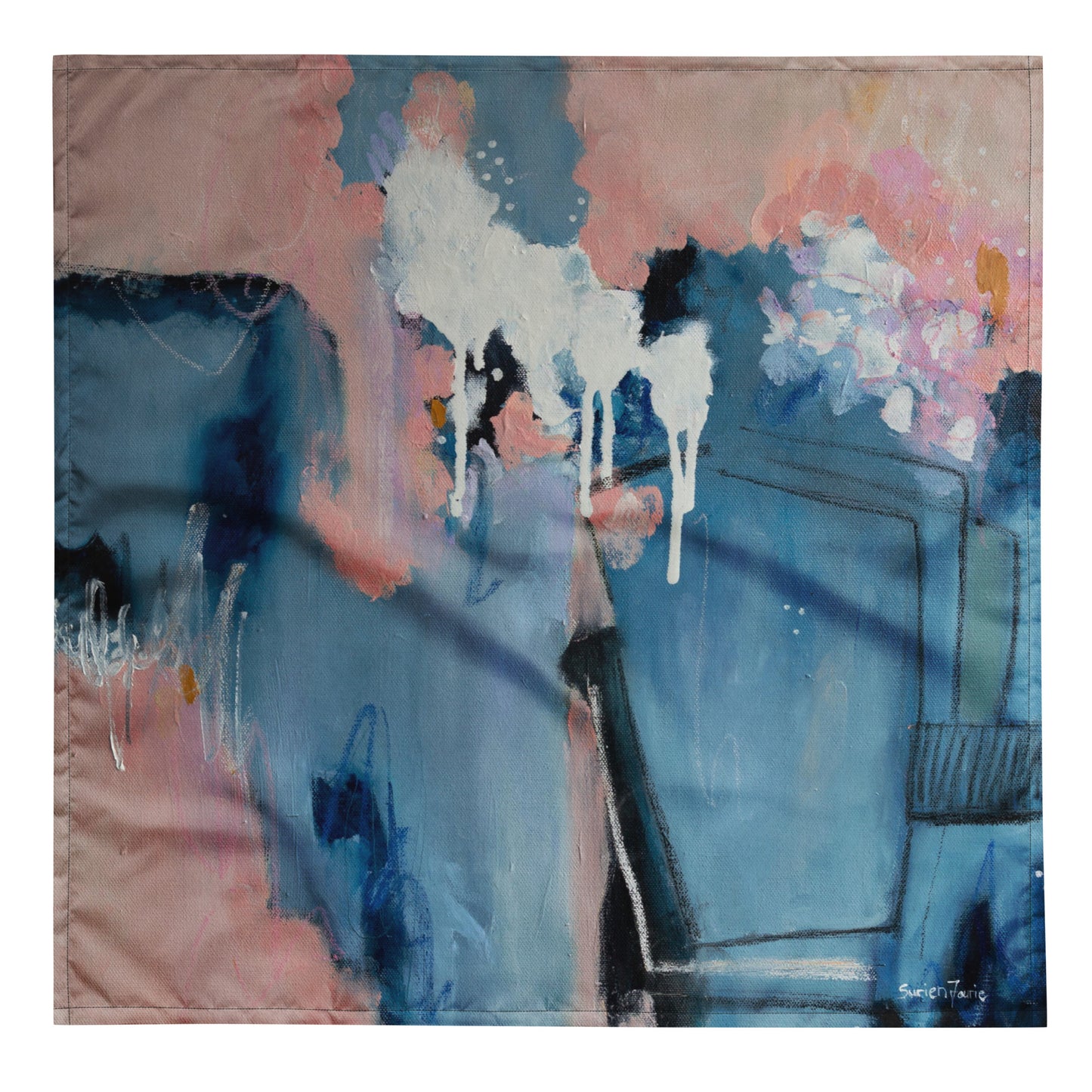 All-over print bandana (Connected Through Loss)