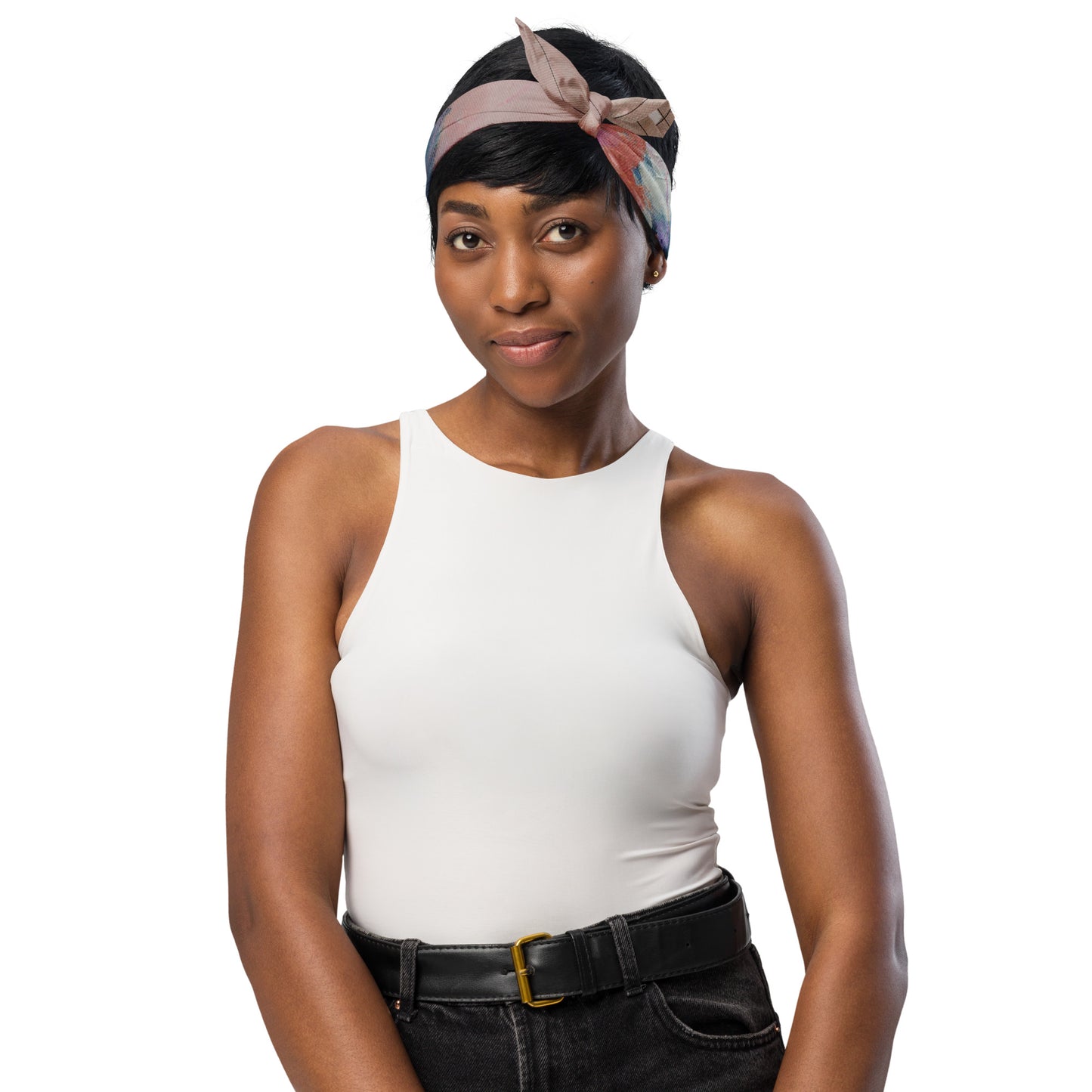 All-over print bandana (Connected Through Loss)